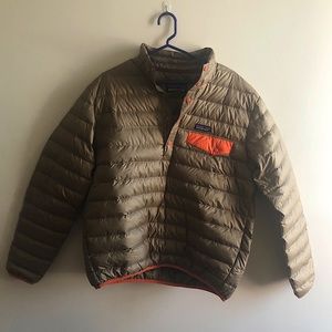Patagonia mens Snap T down sweater pullover jacket